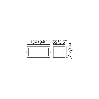Wandleuchte aus Aluminium E27, grau, COMBRET