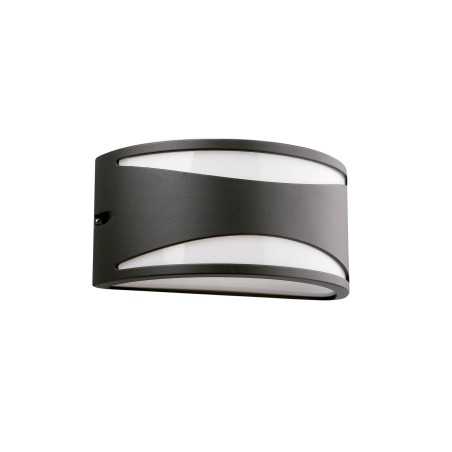 Wandleuchte aus Aluminium E27, grau, AULNAY