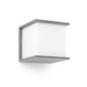 Wandleuchte aus Aluminium E27, grau, VESOUL