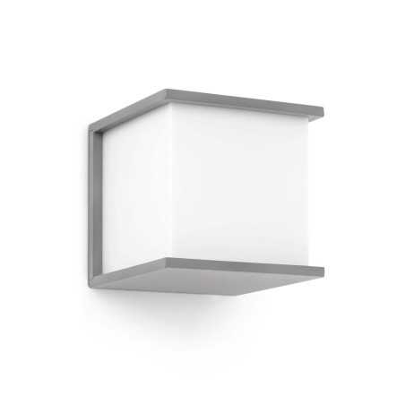 Wandleuchte aus Aluminium E27, grau, VESOUL