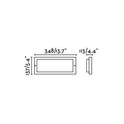 Wandleuchte aus Aluminium E27, grau, QUIEVY
