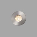 Stehleuchte aus Edelstahl mit integrierter LED, gebuersteter Stahl, AIZENAY