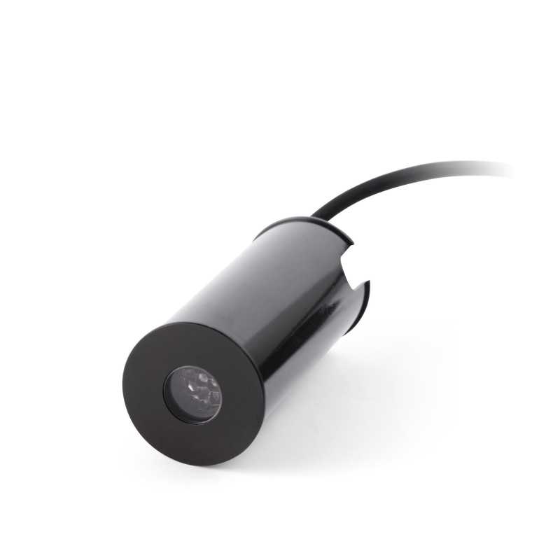 Stehleuchte aus Stahl mit integrierter LED, schwarz, CHICHEY