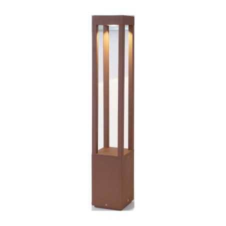 Stehleuchte aus Aluminium mit integrierter LED, braun, POIROND