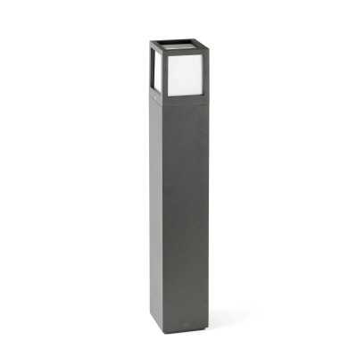 Stehleuchte aus Aluminium E27, grau, DORNES
