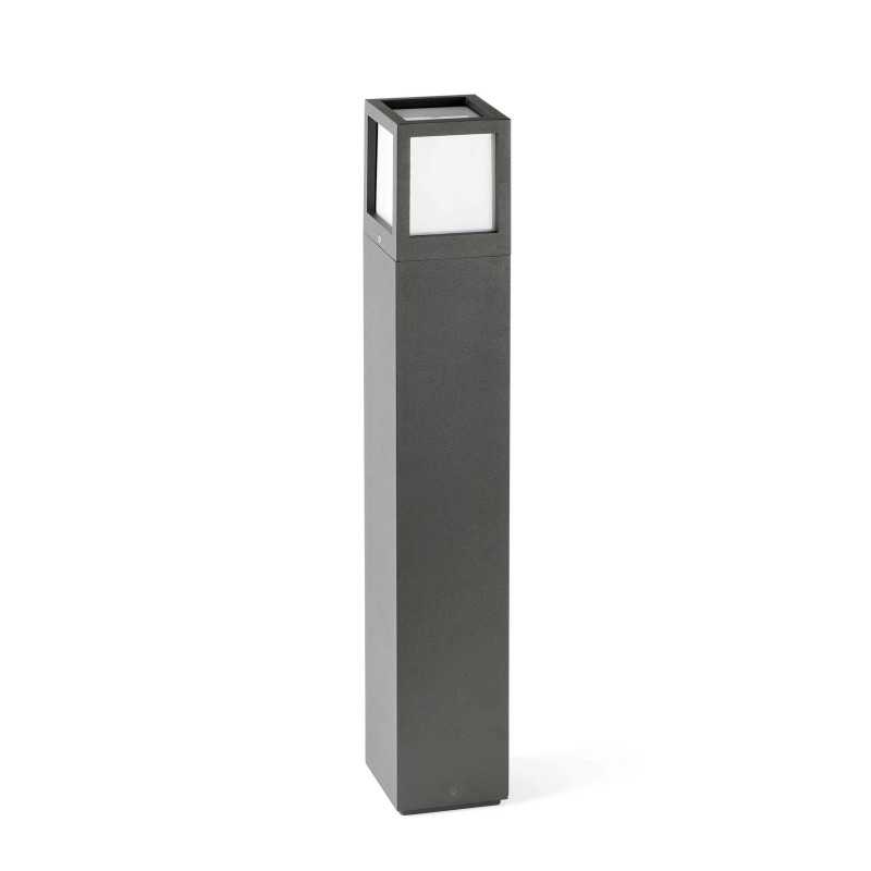 Stehleuchte aus Aluminium E27, grau, DORNES