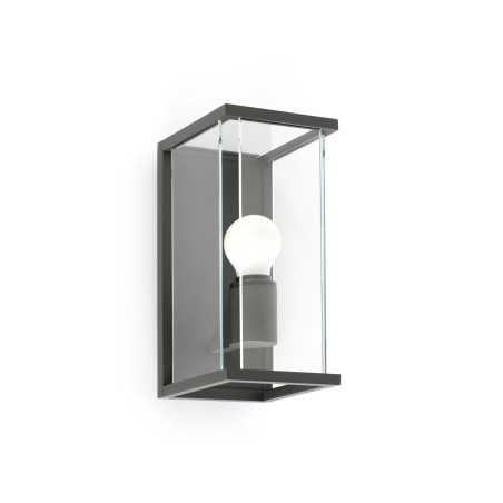 Wandleuchte aus Aluminium E27, grau, TRANNES