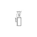 Tischleuchte aus Aluminium mit integrierter LED, grau, TRIZAY