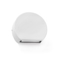 Wandleuchte aus Aluminium mit integrierter LED, mattweiss, MAULAIX