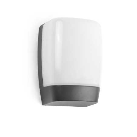 Wandleuchte aus Aluminium mit integrierter LED, grau, DAMLOUP