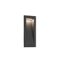 Wandleuchte aus Aluminium mit integrierter LED, grau, TARARE