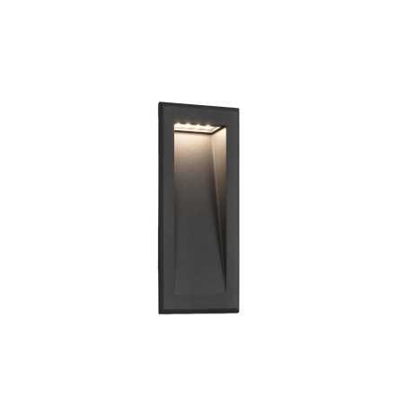 Wandleuchte aus Aluminium mit integrierter LED, grau, TARARE