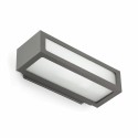 Wandleuchte aus Aluminium E27, grau, ATTILLY