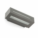 Wandleuchte aus Aluminium E27, grau, SONNAC