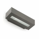 Wandleuchte aus Aluminium E27, grau, NEUILH