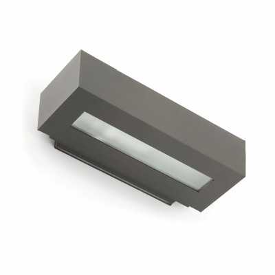 Wandleuchte aus Aluminium E27, grau, NEUILH