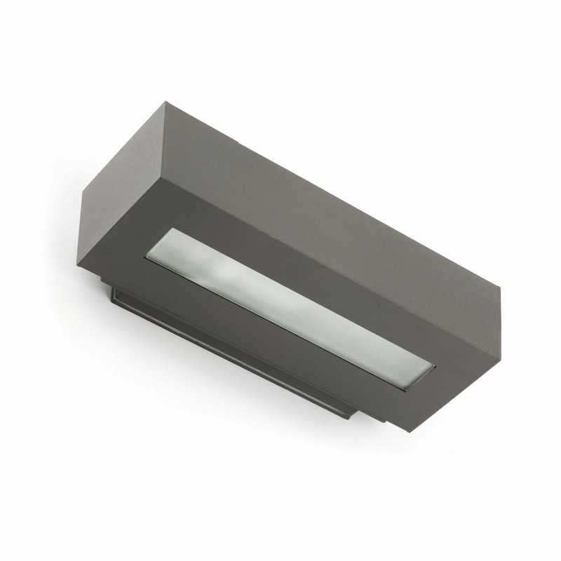 Wandleuchte aus Aluminium E27, grau, NEUILH