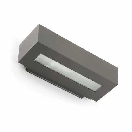Wandleuchte aus Aluminium E27, grau, NEUILH