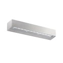 Wandleuchte aus Aluminium mit integrierter LED, gebuersteter Stahl, PLURIEN