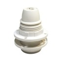 E14 Lampenfassung mit Gewinde und Ringen fuer Lampenschirm, verschiedene Farben
