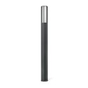 Stehleuchte aus Aluminium mit integrierter LED, grau, GRANEY