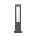 Stehleuchte aus Aluminium mit integrierter LED, grau, LOFFRE
