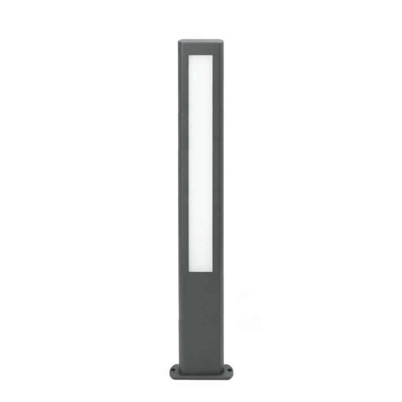 Stehleuchte aus Aluminium mit integrierter LED, grau, CAMPEL