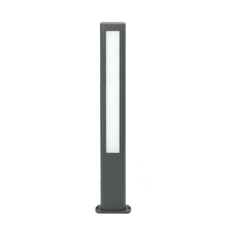 Stehleuchte aus Aluminium mit integrierter LED, grau, CAMPEL