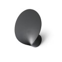 Wandleuchte aus Aluminium mit integrierter LED, grau, CLOTTES