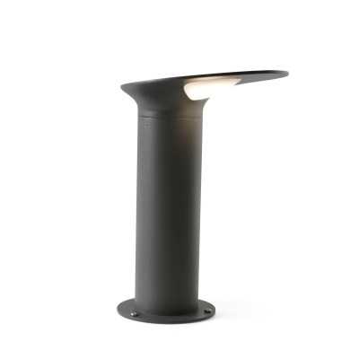 Stehleuchte aus Aluminium mit integrierter LED, grau, DIESEN