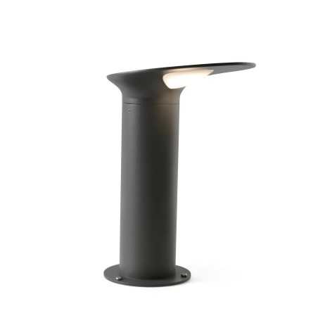 Stehleuchte aus Aluminium mit integrierter LED, grau, DIESEN