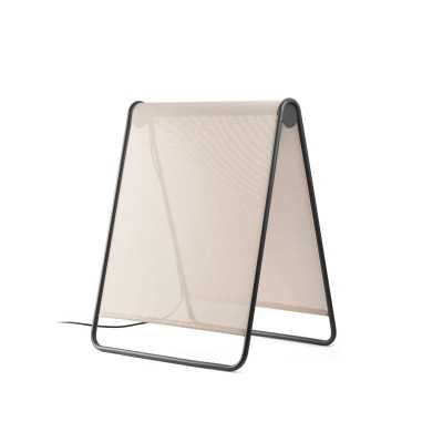 Stehleuchte aus Aluminium mit integrierter LED, grau, PEROUSE