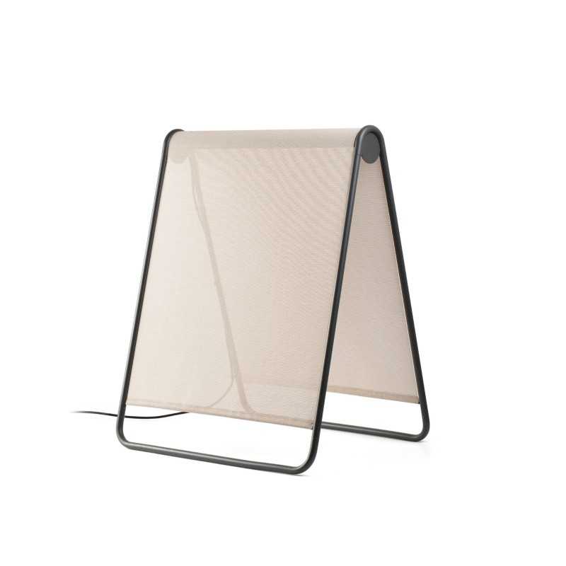 Stehleuchte aus Aluminium mit integrierter LED, grau, PEROUSE