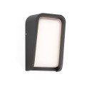 Wandleuchte aus Aluminium mit integrierter LED, grau, NEPOUX