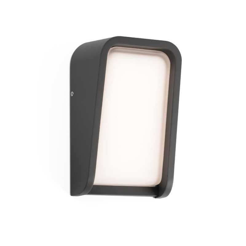 Wandleuchte aus Aluminium mit integrierter LED, grau, NEPOUX