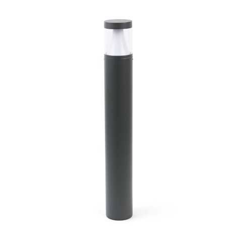 Stehleuchte aus Aluminium mit integrierter LED, grau, TRILLA