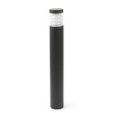 Stehleuchte aus Aluminium mit integrierter LED, grau, DHUILET