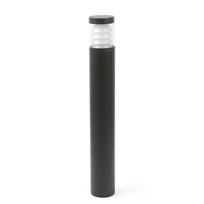 Stehleuchte aus Aluminium mit integrierter LED, grau, DHUILET