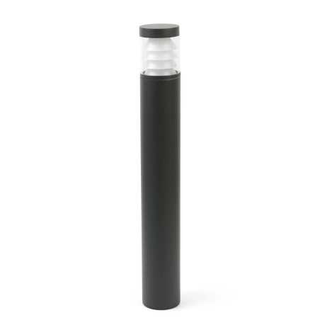 Stehleuchte aus Aluminium mit integrierter LED, grau, DHUILET