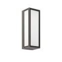 Wandleuchte aus Aluminium mit integrierter LED, grau, LE TOT
