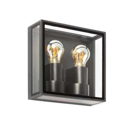 Wandleuchte aus Aluminium E27, grau, CESSET