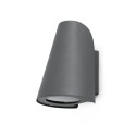 Wandleuchte aus Aluminium E27, grau, AUGERE