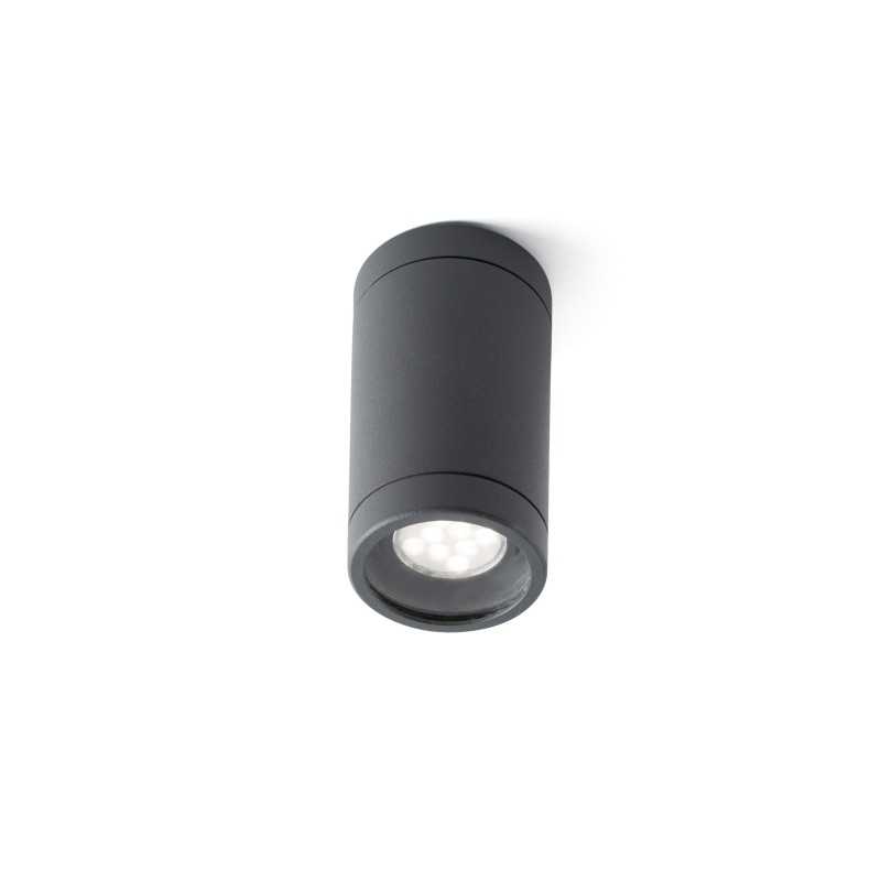 Deckenleuchte aus Aluminium GU10, grau, DONGES