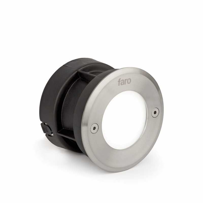 Wandleuchte aus gebuerstetem Edelstahl mit integrierter LED, ALLIOT