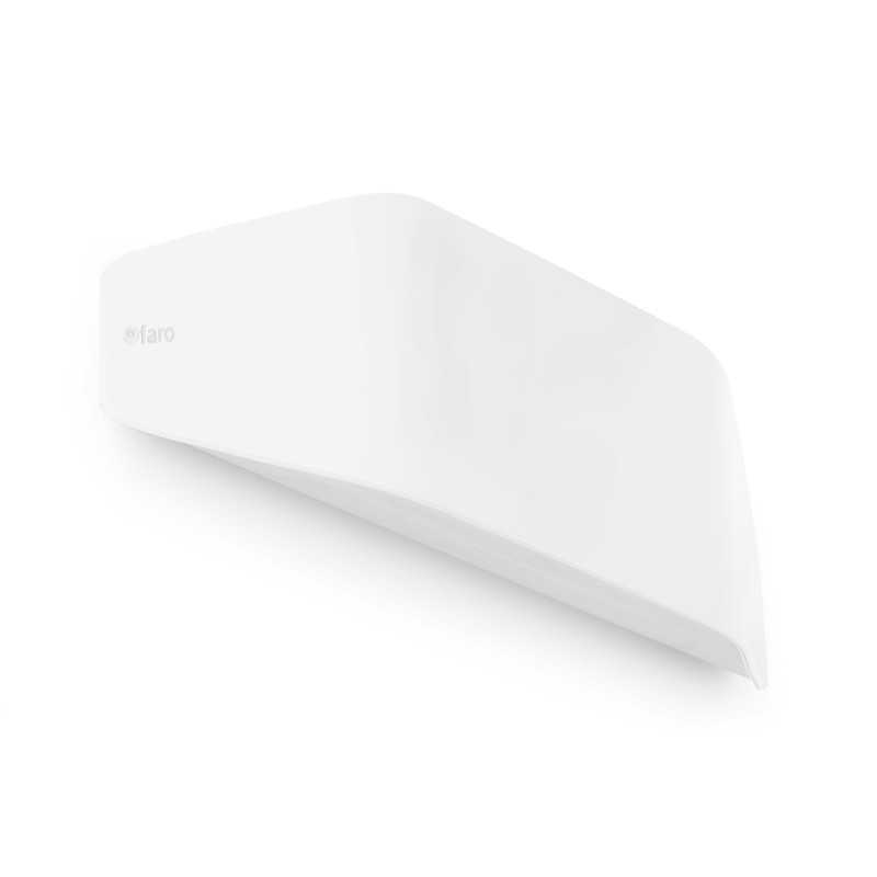 Wandleuchte aus Polycarbonat E27, mattweiss, BARIZEY