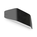 Wandleuchte aus Polycarbonat E27, grau, TOUTENS