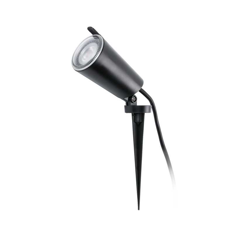 Wandleuchte CAPENS aus Polycarbonat GU10 mattschwarz