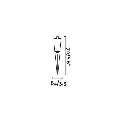 Wandleuchte CAPENS aus Polycarbonat GU10 mattschwarz