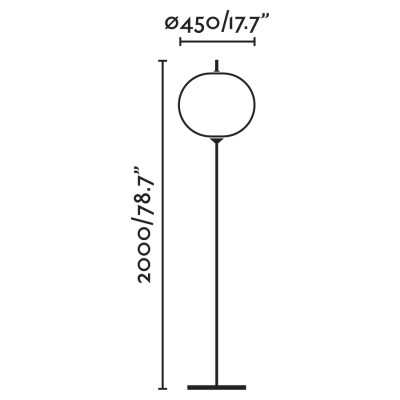 Stehleuchte aus Aluminium E27, grau, GRESSY