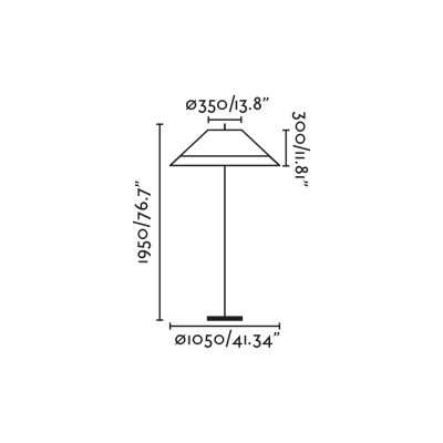 Stehleuchte aus Aluminium E27, grau, LAIVES